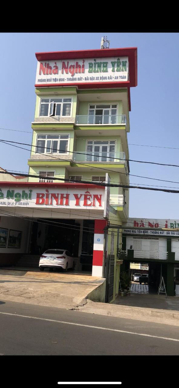 לינה וארוחת בוקר פלייקו Nha Nghi Binh Yen מראה חיצוני תמונה
