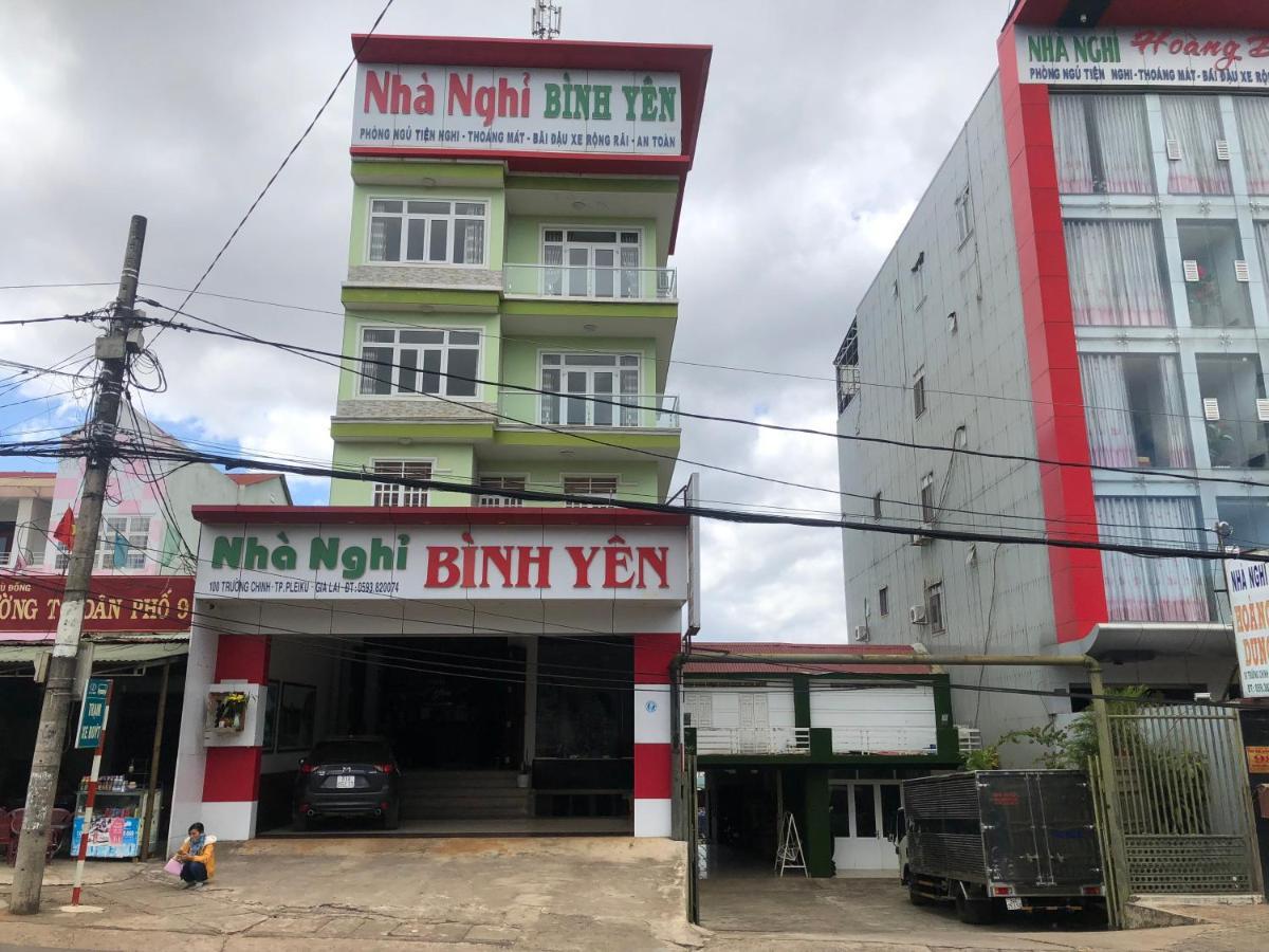 לינה וארוחת בוקר פלייקו Nha Nghi Binh Yen מראה חיצוני תמונה